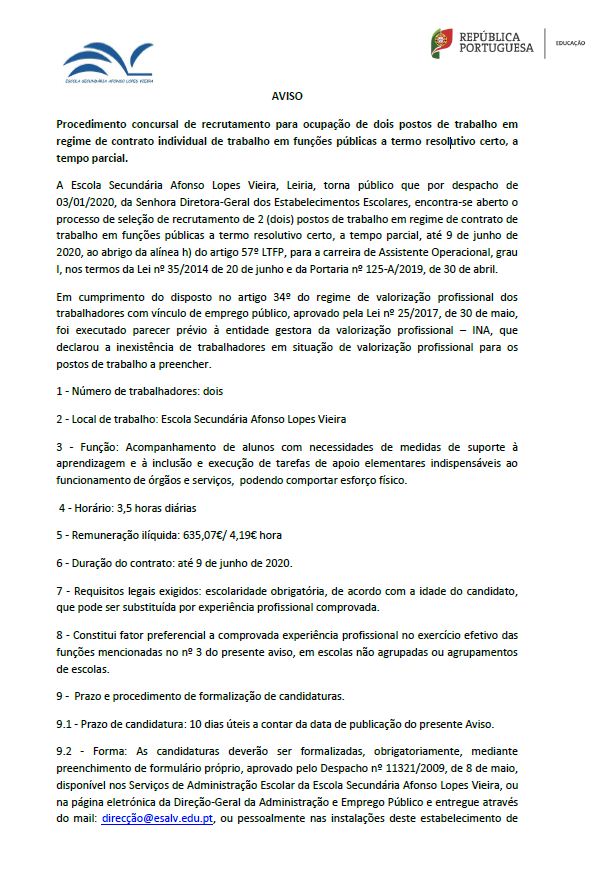 Procedimento Concursal de Regularização no âmbito do PREVPAP