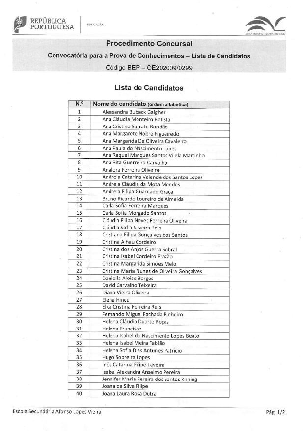 Concurso Assistentes Técnicos