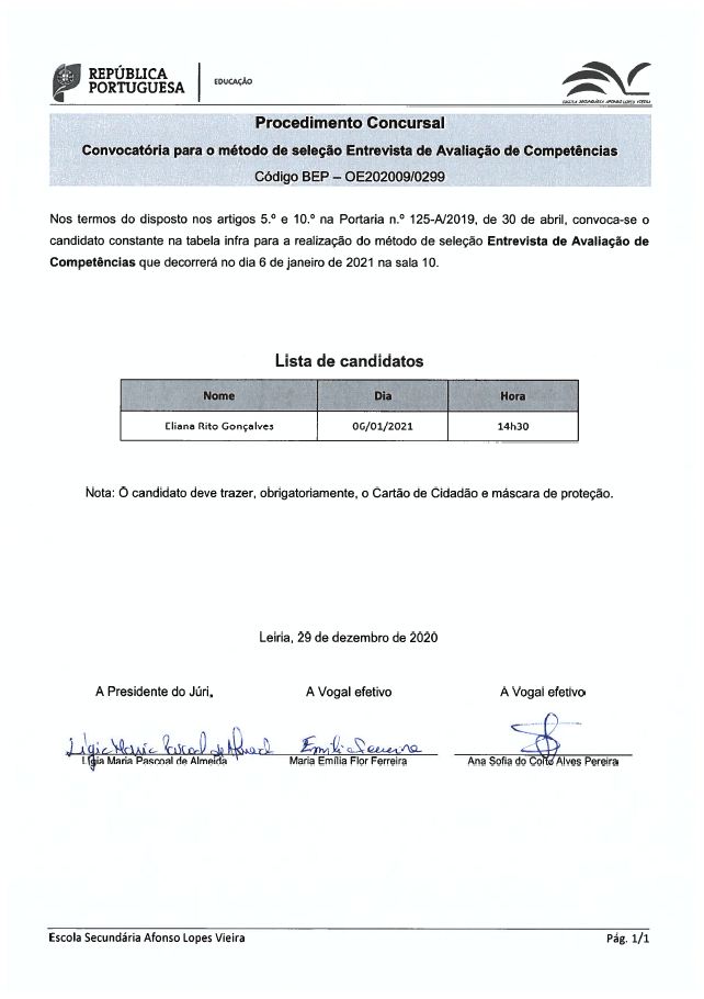 Concurso Assistentes Técnicos