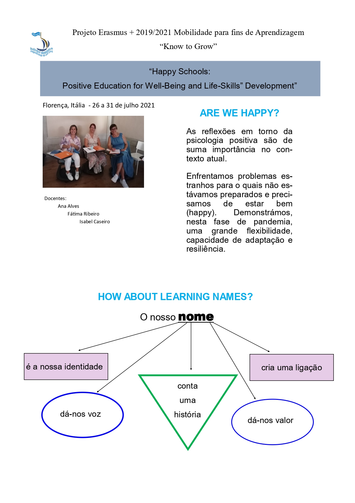 Happy Schools:  Positive Education for Well-Being and Life-Skills” Development
