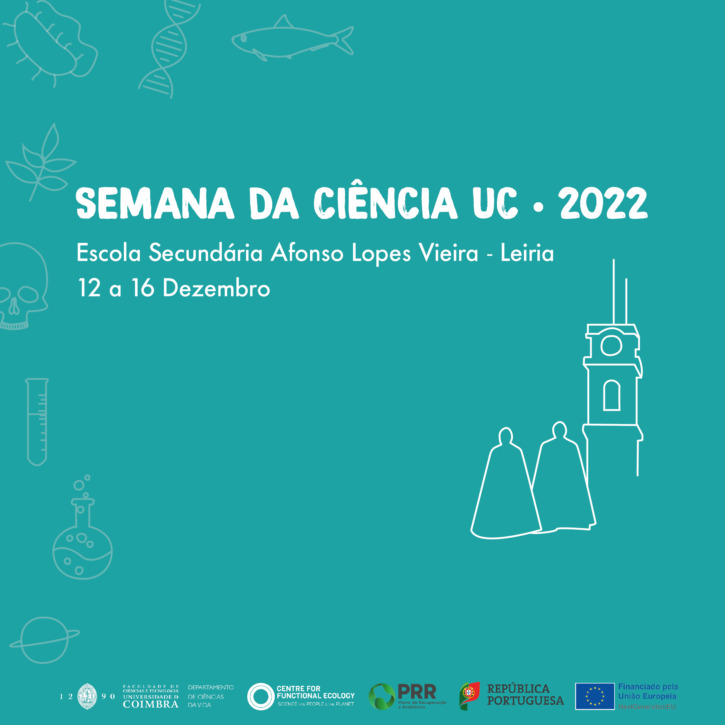 Cartaz para redes sociais SEMANA DA CIÊNCIA UC 2ª Edição